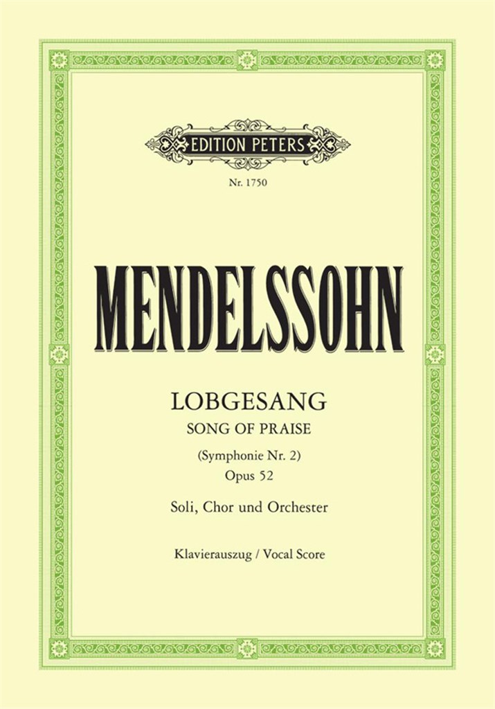 Lobgesang (2.Symphonie) Op.52 (KA)